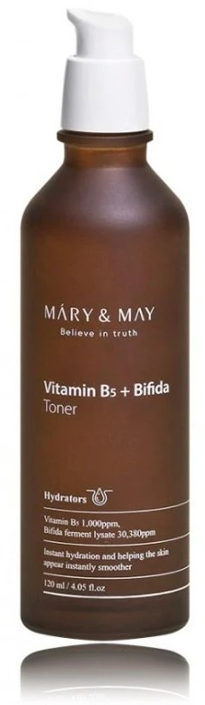 MARY & MAY Vitamin B5 + Bifida Toneris drėkinantis veido tonikas, 120 ml