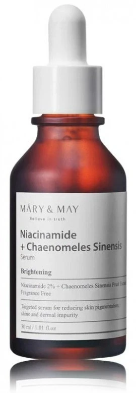 Mary&May Niacinamide + Chaenomeles Sinensis Serum šviesinantis ir normalizuojantis serumas, 30 ml