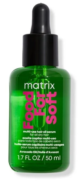 Matrix Food For Soft Multi-Use Hair Oil Serum aliejinis serumas sausiems plaukams, 50 ml