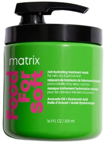 Drėkinamoji plaukų kaukė Matrix Food for Soft Rich Hydrating Mask 500ml