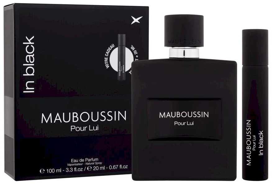 Mauboussin Pour Lui In Juodas rinkinys vyrams (EDP, 100 ml + EDP, 20 ml)