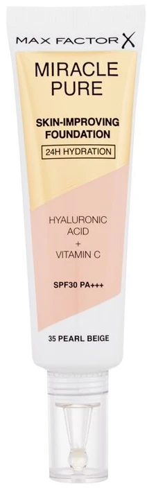 Max Factor Miracle Pure Skin-Improving Foundation Makeup moterims, 30 ml