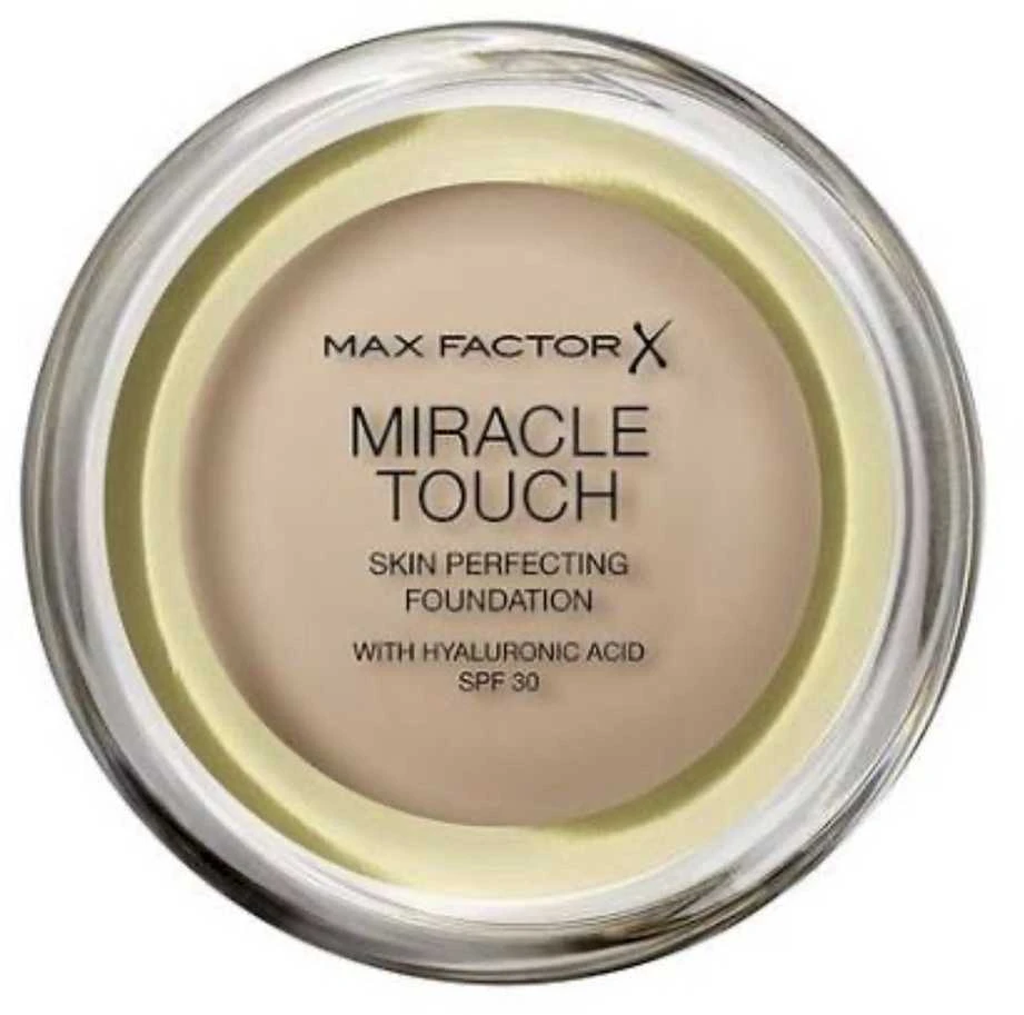 "Max Factor Miracle Touch" kreminis arba skystas makiažo pagrindas Spf30 075 Golden