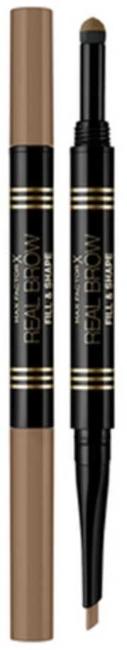 "Max Factor Real Brow Fill - Shape 03 Medium Brown antakių pieštukas ir pudra