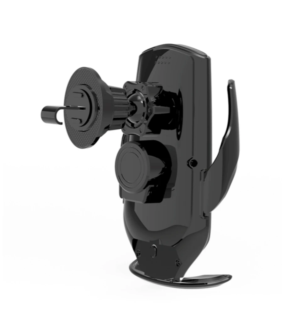 Maxlife automobilinis laikiklis ventiliacijos grotelėms MXCH-08 automatinis su belaidžiu įkrovimu juodas 15W
