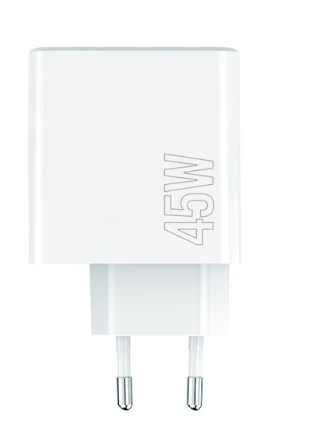Maxlife MXTC-07-45AC PD QC įkroviklis 1x USB-C 1x USB 45W baltas