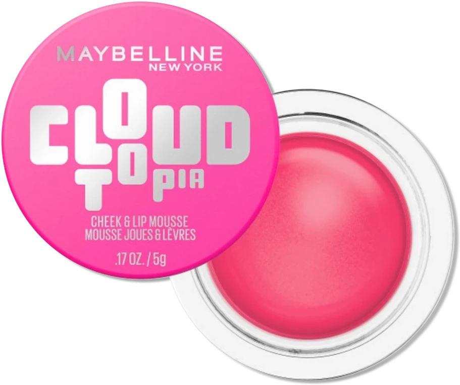 Maybelline Cloudtopia Cheek & Lip Mousse 04 Rožinė DayDream 5 g