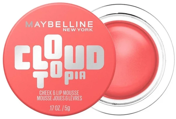 Maybelline Cloudtopia Colorete Para Mejillas y Labios 05, 5 g