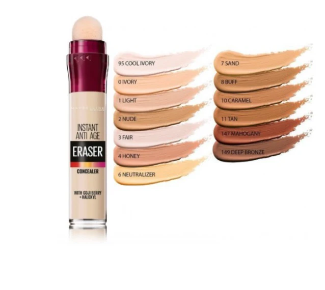 Maybelline Instant Anti Age Eraser 07 Sand maskuojamoji paakių priemonė 6,8 ml