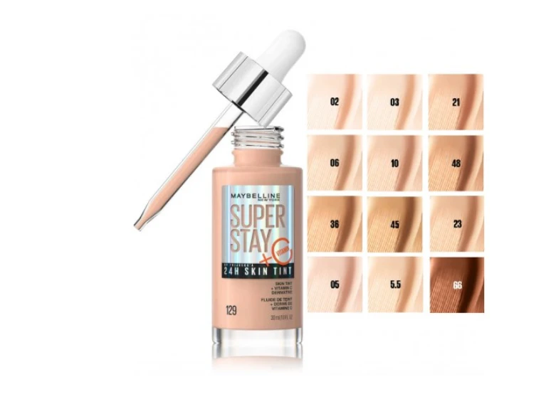 Maybelline Superstay 24H Skin Tint + Vitamin C Makeup moterims, 30 ml