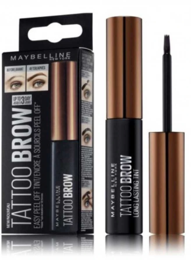 Maybelline MAYB TATTOO BROW GELTINT ilgalaikis antakių gelis #1 light ruda 5GRM