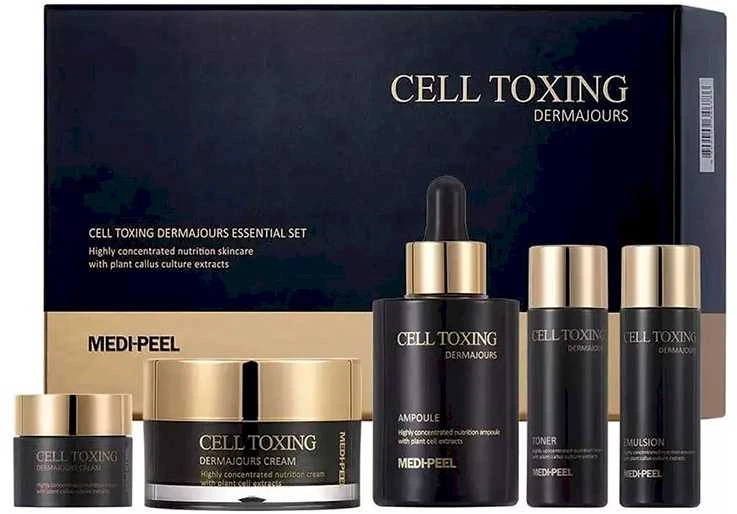 MEDI-PEEL Cell Toxing Dermajours Essential Set veido priežiūros rinkinys nuo senėjimo, 5 produktai