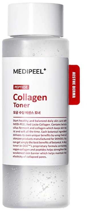 MEDI-PEEL Raudona Lacto Collagen Soothing Essence tonikas 200 ml