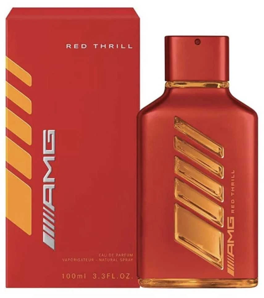 Mercedes-Benz AMG Raudona Thrill EDP parfumuotas vanduo vyrams, 100 ml