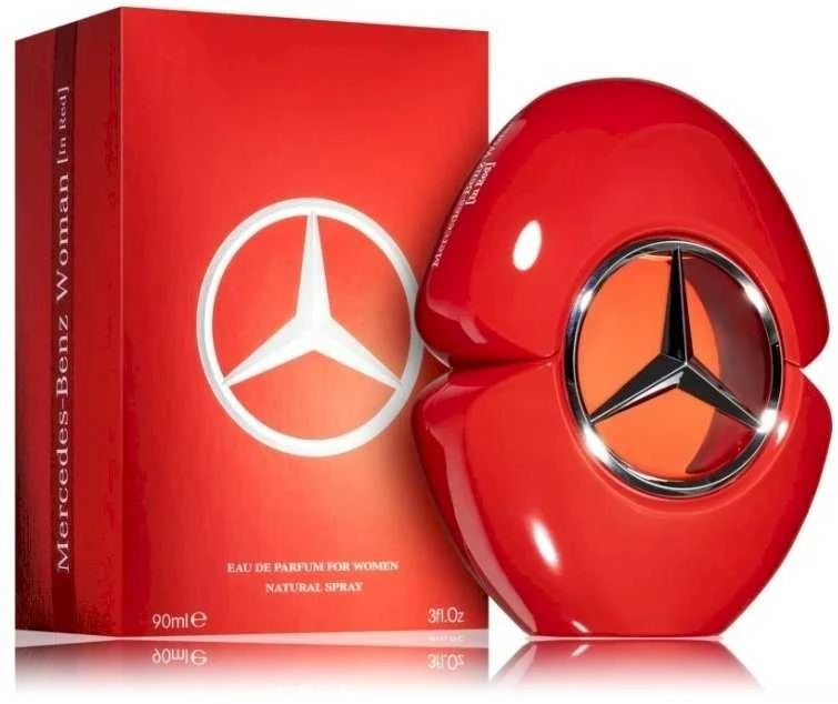 Mercedes-Benz Woman In Raudona EDP parfumuotas vanduo moterims, 90 ml