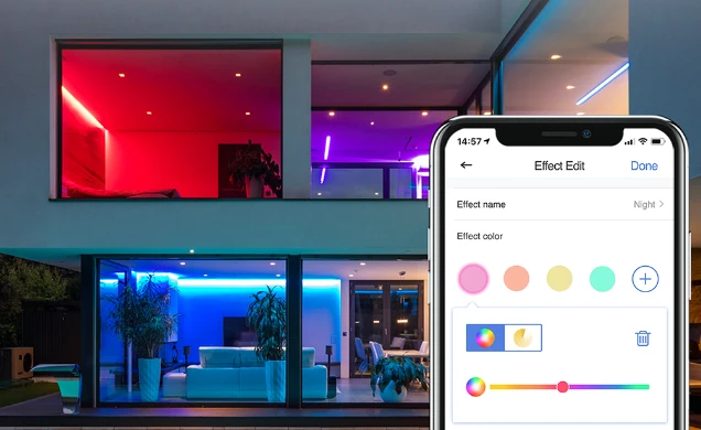 Meross MSL320HK 10 metrų Wifi LED juosta valdomas Apple Homekit, SmartThings