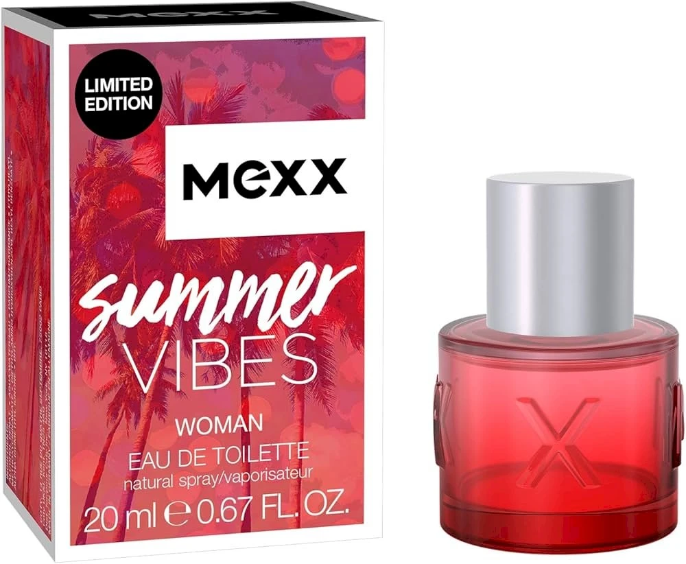 Mexx Summer Vibes EDT tualetinis vanduo moterims, 20 ml
