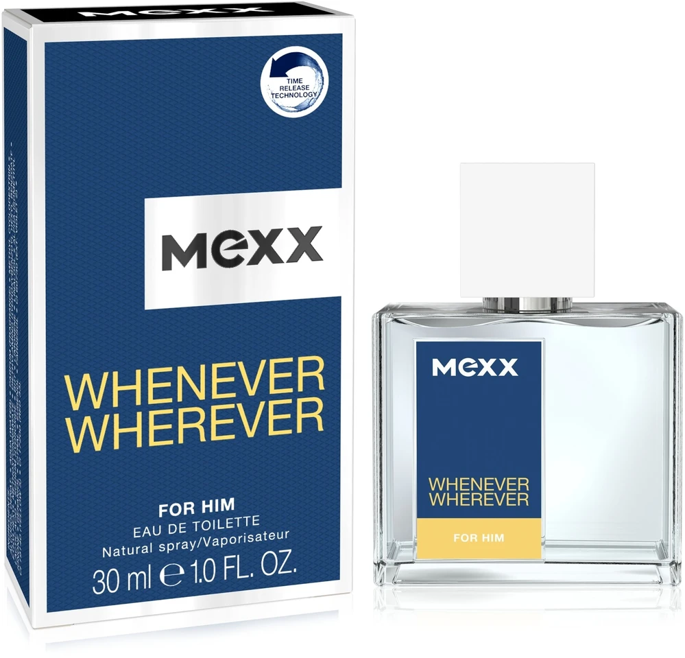 Mexx Whenever Wherever EDT tualetinis vanduo vyrams, 50 ml