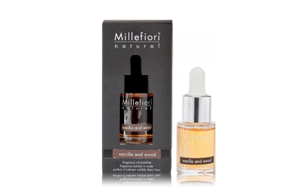 Millefiori Vanilla and Wood eterinis aliejus su pipete