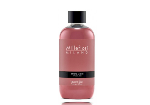 Drėkintuvas Millefiori Milano Fragrance Diffuser Ambra & Rosa Refill, 250 ml