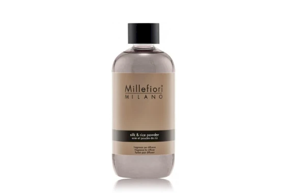 Millefiori Milano Aromatinio difuzoriaus "Natura l Silk" atsarginis užpildas - ryžių milteliai 250 ml