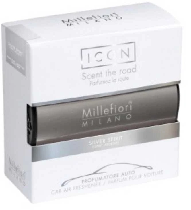 Millefiori Milano Icon Automobilinis oro gaiviklis Sidabrinis Spirit Classic