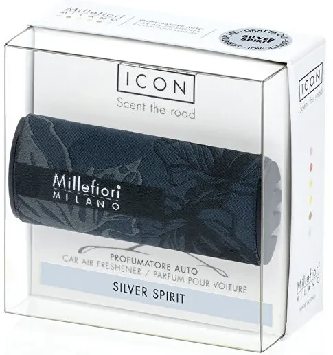 Millefiori Milano Icon Automobilinis oro gaiviklis Sidabrinis Spirit Textil Floral