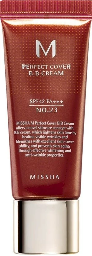 Missha Perfect Cover BB Kreminis SPF42 PA+++, 20 ml