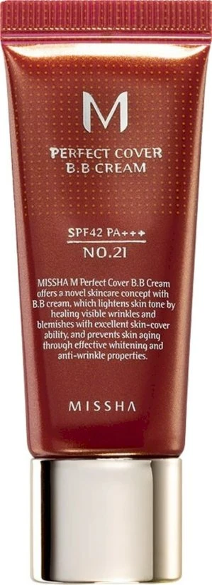 Missha Perfect Cover BB Kreminis SPF42 PA+++, 20 ml