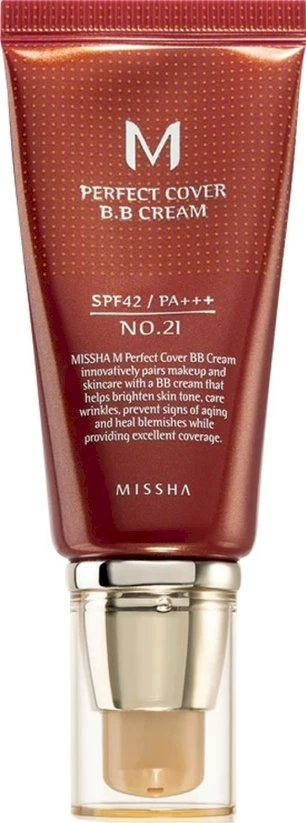 Missha Perfect Cover BB Kreminis SPF42 PA+++ #21, 50 ml