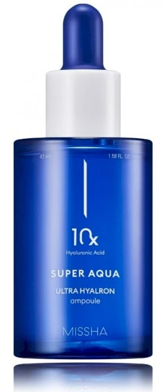 Missha drėkinamasis odos serumas Super Aqua (Ultra Hyalron Ampoule) 47 ml