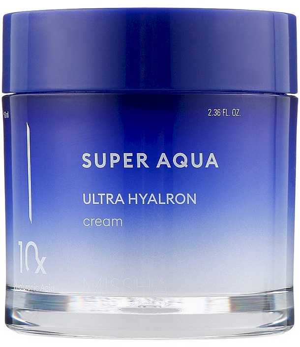 Missha drėkinamasis odos kremas Super Aqua (Ultra Hyalron Kreminis) 70 ml