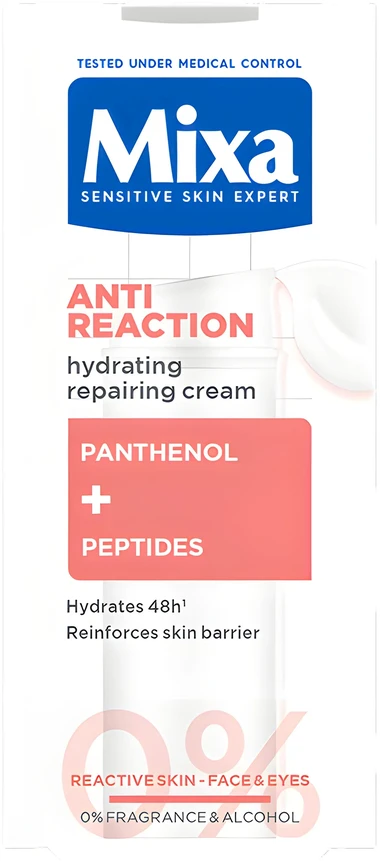 Mixa Anti Reaction Kreminis veido kremas, 50 ml