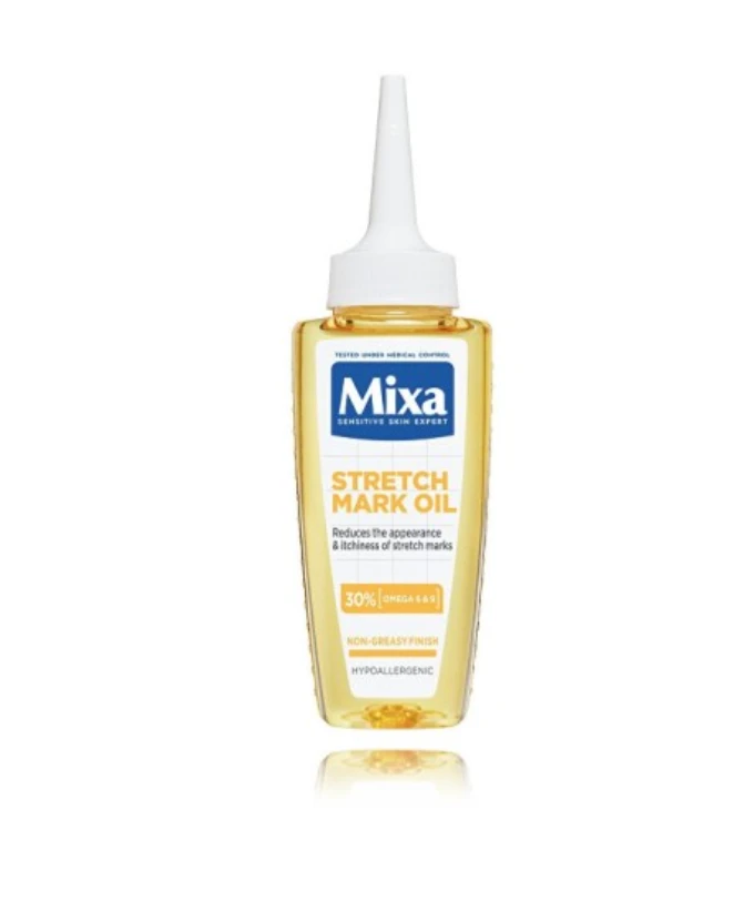 Mixa Stretch Mark Oil kūno aliejus nuo strijų, 100 ml