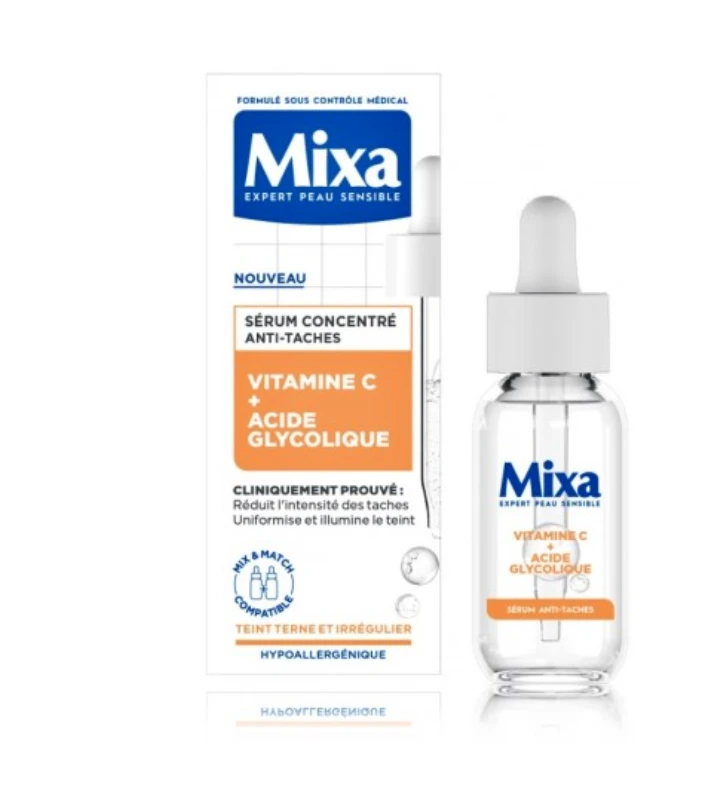 MIXA ANTI-DARK SPOT Vitamin C Serum veido serumas, 30 ml