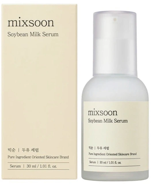 „Mixsoon“ sojų pieno drėkinamasis ir stangrinantis veido serumas, 30 ml