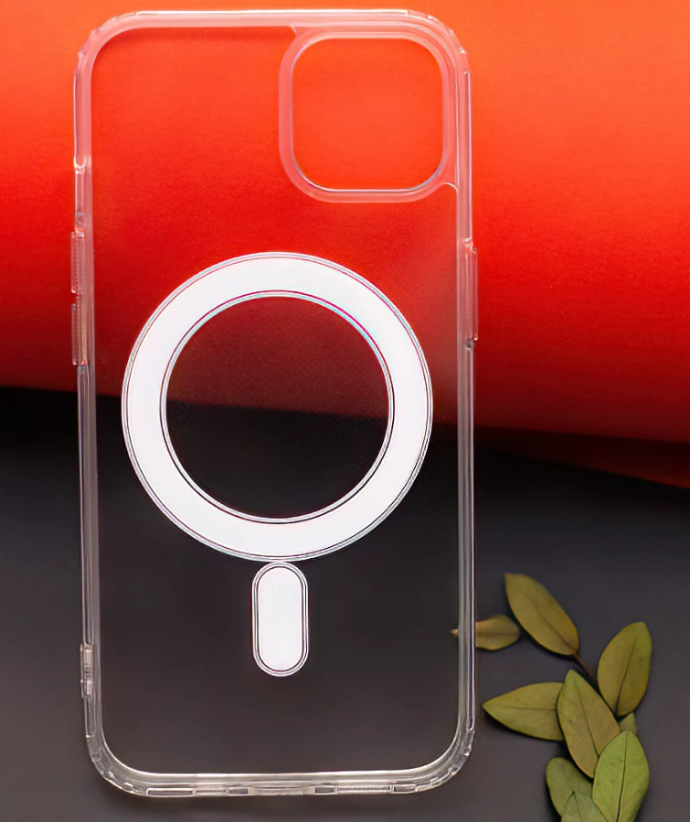 Mocco Smūgiams atsparus 1.5 mm MagSafe silikoninis dėklas Apple iPhone 15