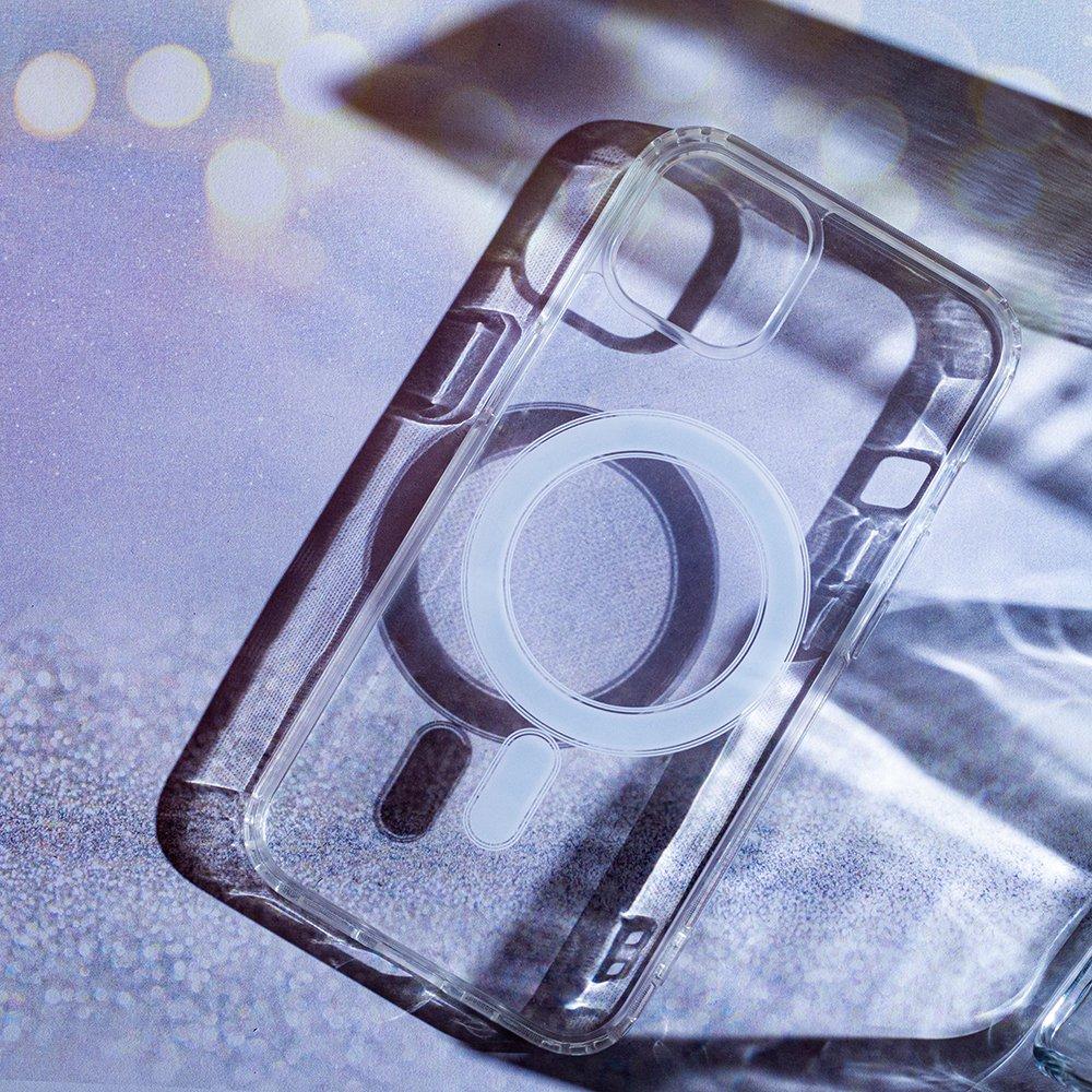 Mocco smūgiams atsparus 1,5 mm „MagSafe“ silikoninis dėklas, skirtas „Apple iPhone 14“