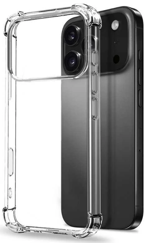 „Mocco Anti Shock 1.5 mm“ silikoninis dėklas, skirtas Apple iPhone 17 Pro Max