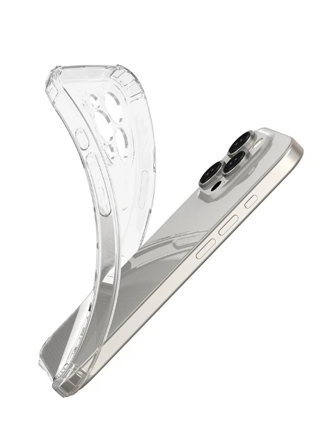Mocco Apsauginis 1,5 mm silikoninis dėklas Apple iPhone 17 Pro telefonui