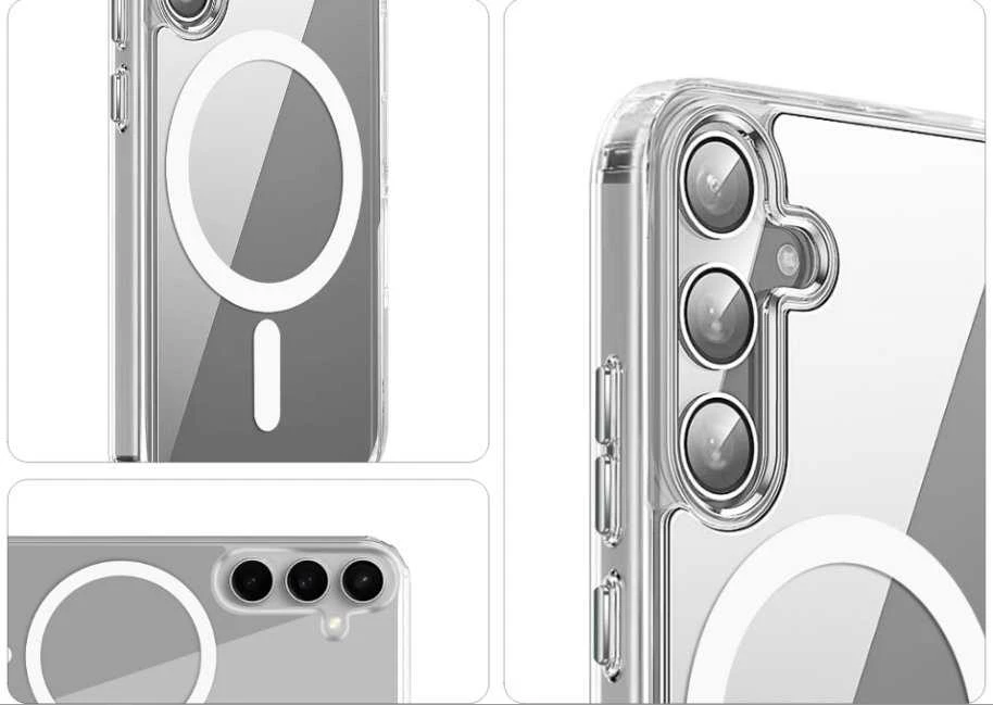 „Mocco Clear Guard Mag“ galinis dėklas, skirtas „Samsung Galaxy S24 Plus“