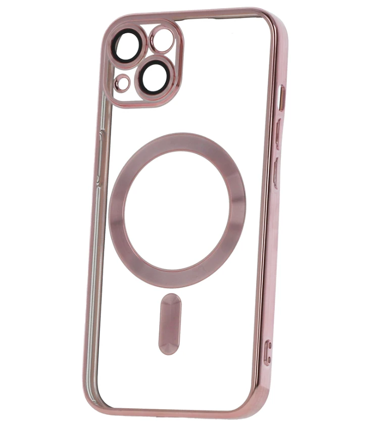 „Mocco“ spalvotas chromuotas „MagSafe“ dėklas, skirtas „Apple iPhone 15“