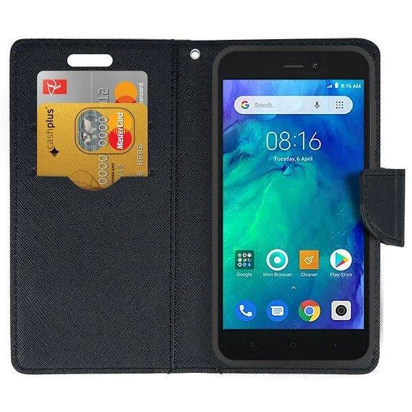 Mocco Fancy atverčiamas dėklas skirtas Apple iPhone 12 / iPhone 12 Pro, mėlynas/žalias