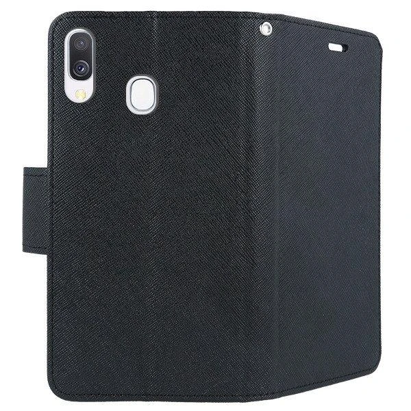 Dėklas „Mocco Fancy Book Case“, skirtas „Samsung Galaxy A42 5G“, Juodas