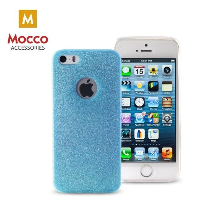 Mocco Glitter Ultra 0.3 mm silikoninis dėklas skirtas Samsung A510 Galaxy A5 (2016), mėlynas