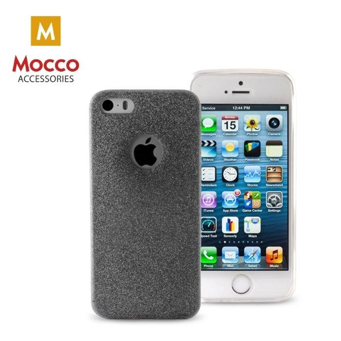 Mocco Glitter Ultra 0.3 mm silikoninis dėklas skirtas Samsung A510 Galaxy A5 (2016), juodas