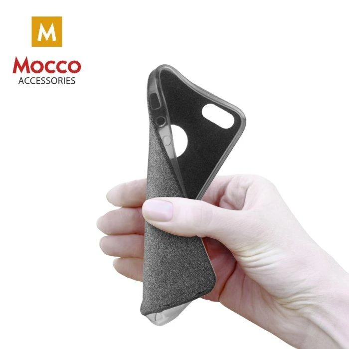 Mocco Glitter Ultra 0.3 mm silikoninis dėklas skirtas Samsung A510 Galaxy A5 (2016), juodas