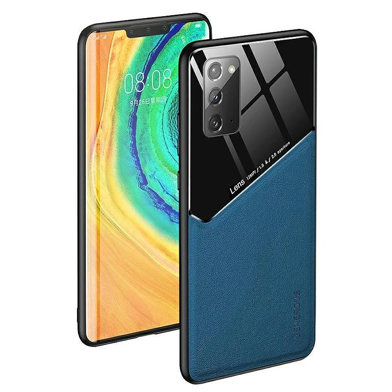 Mocco Lens Leather dėklas skirtas Apple iPhone 11 Pro Max, mėlynas