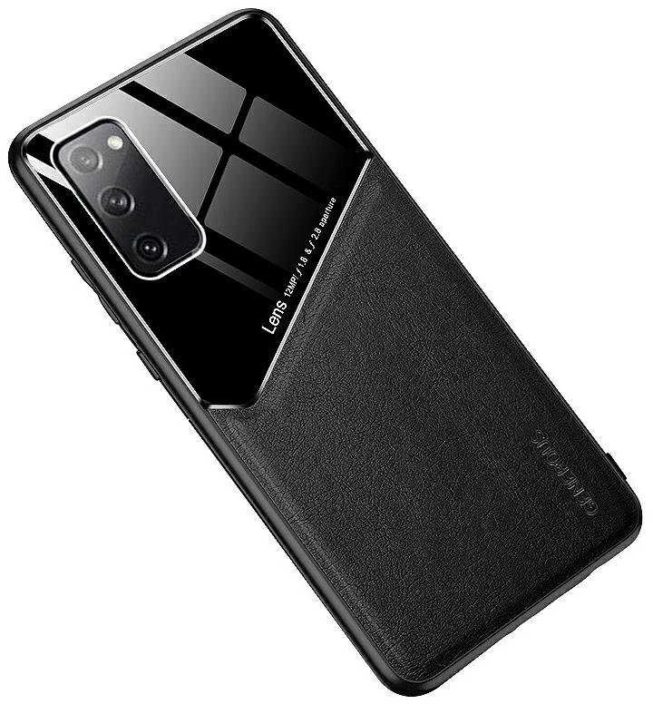 Mocco Lens Leather dėklas skirtas Apple iPhone 12 Pro, juodas