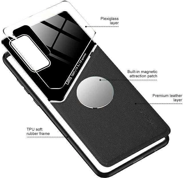 Mocco Lens Leather dėklas skirtas Apple iPhone 12 Pro, juodas